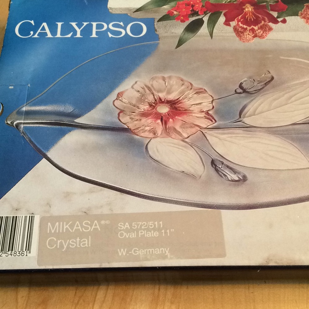 Vintage,Unused Mikasa Crystal Platter - Picture 4 of 5